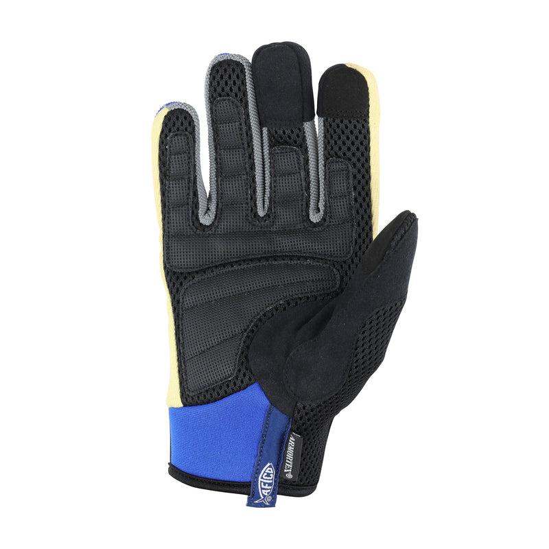 Aftco Solmar UV Gloves Blue