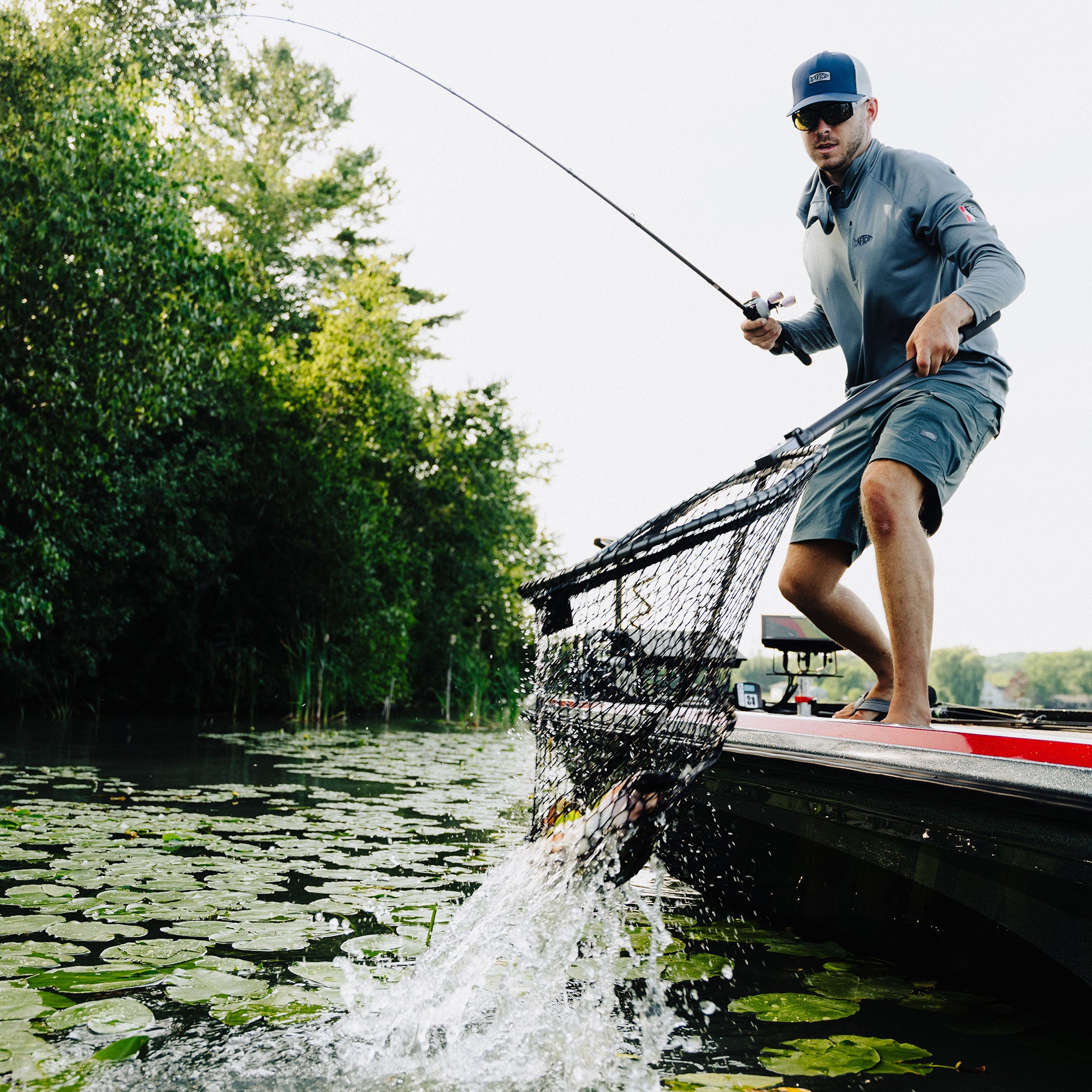 Jason Christie's Hooded LS Bass Fishing Performance Shirt | AFTCO