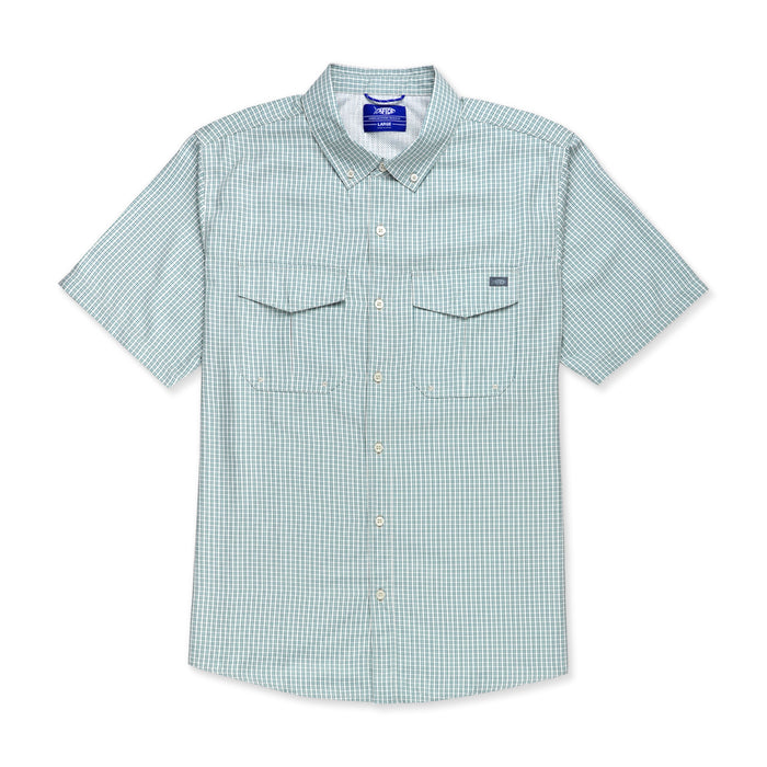 AFTCO Sirius Tech S/S Button Down Shirt - Artic Small