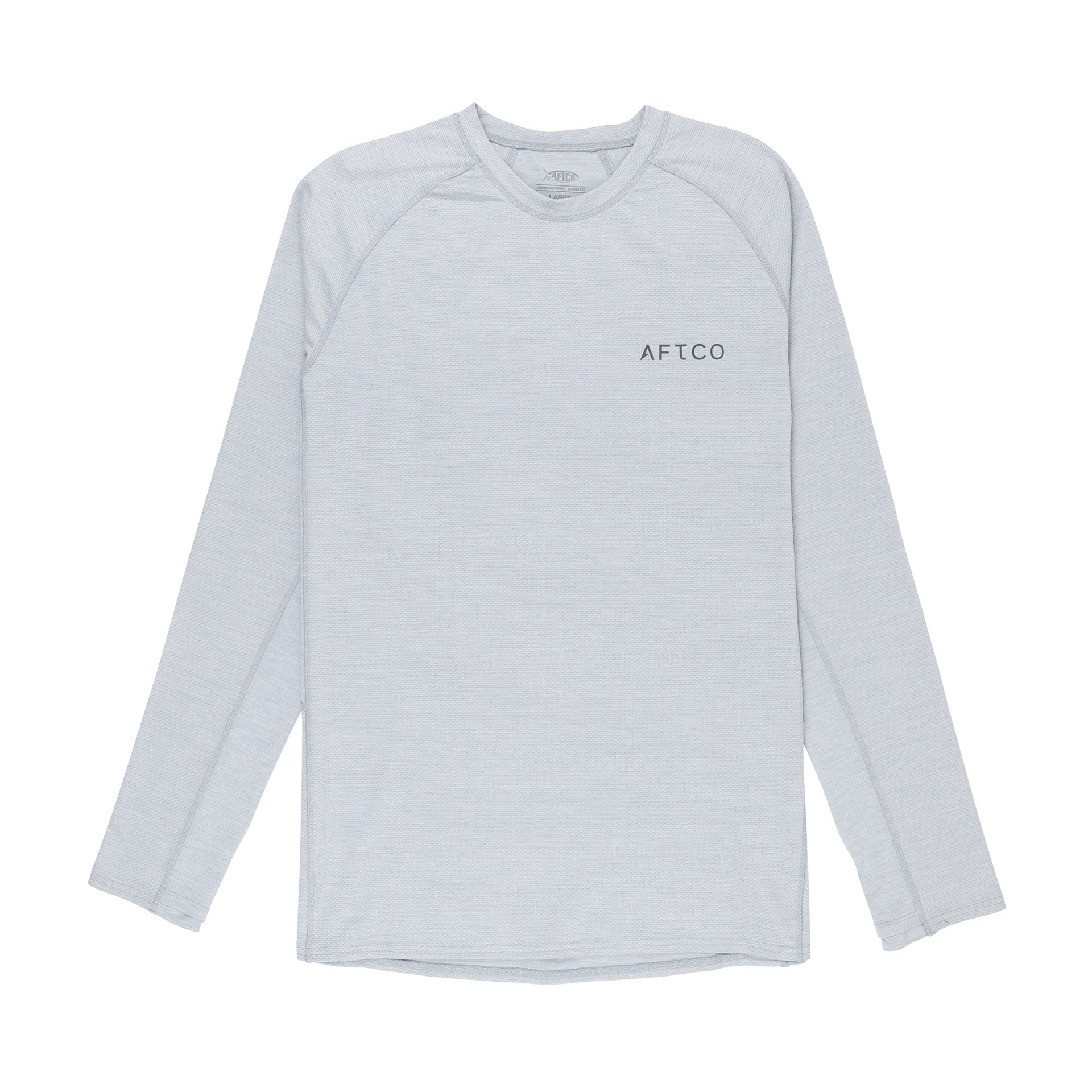 AFTCO Adapt Phase Change Performance Shirt / Light Gray Heather / L