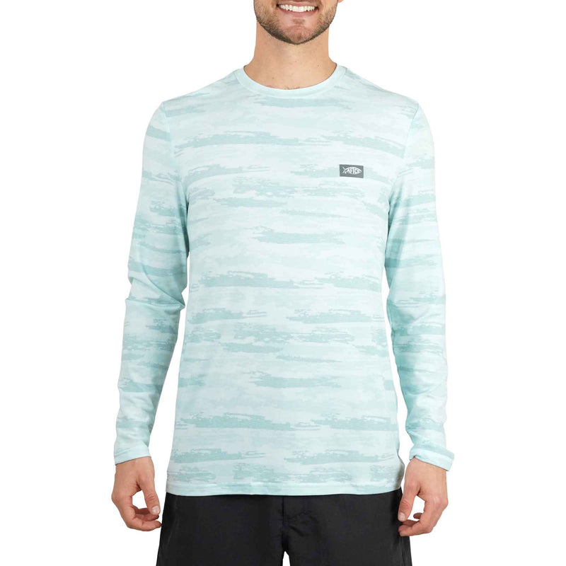 Ocean Bound Printed LS Performance Shirt