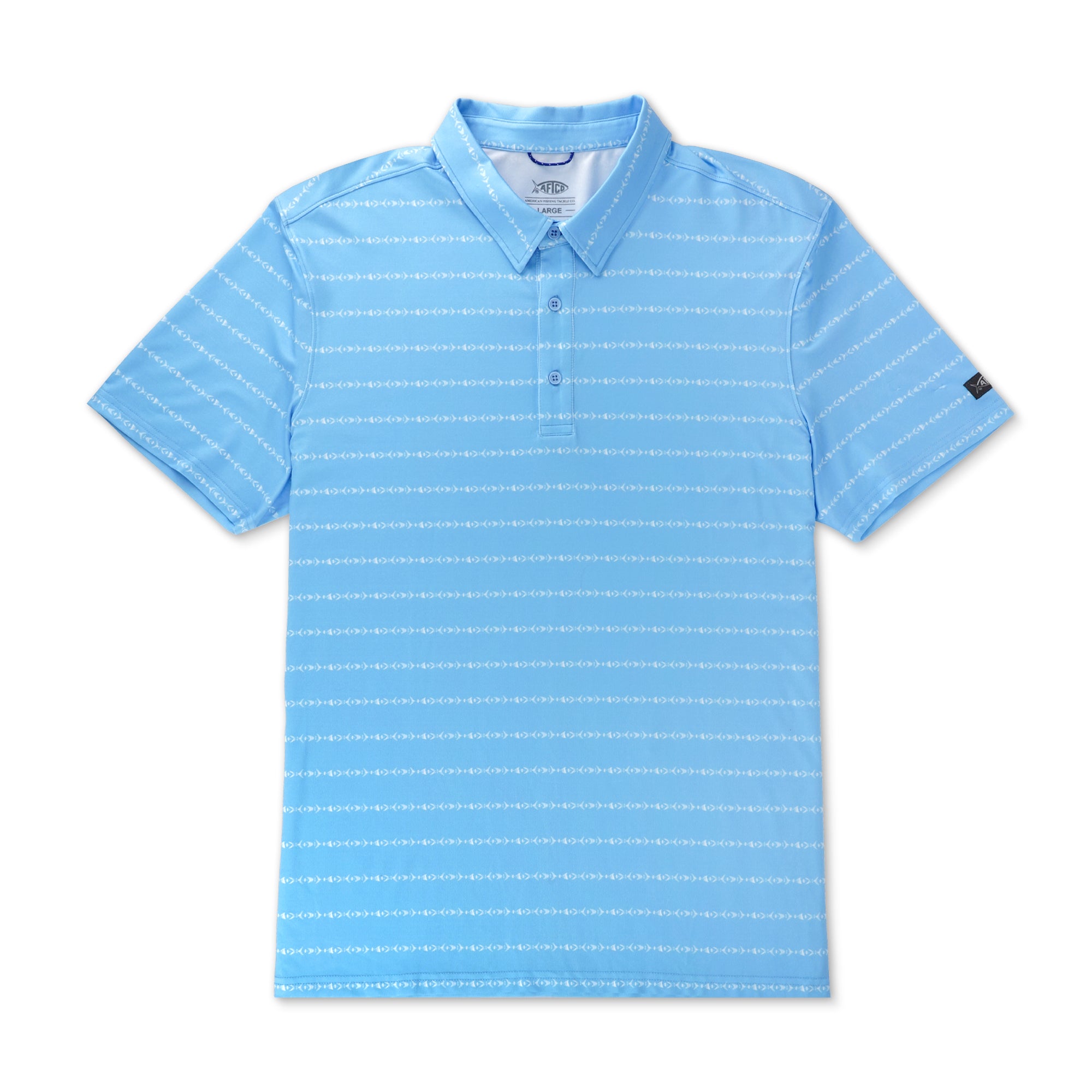 Cypress Printed Performance Fishing Polo | AFTCO