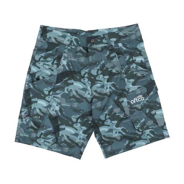 Tactical Fishing Shorts Green Digi Camo / 30