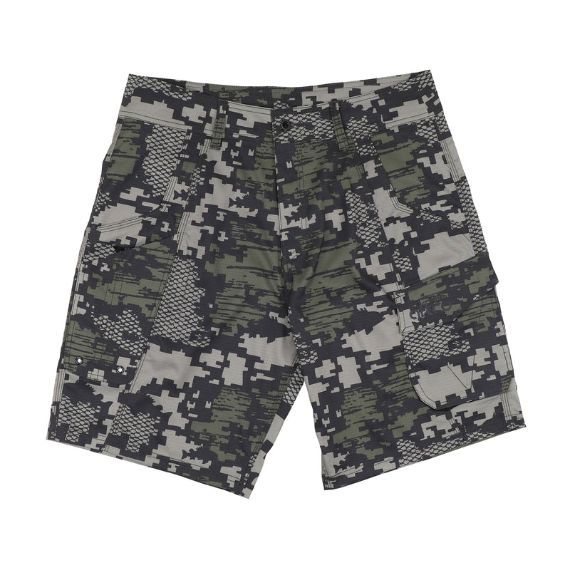 AFTCO Tactical Fishing Shorts - Black Camo - Size 30 at  Men's  Clothing store