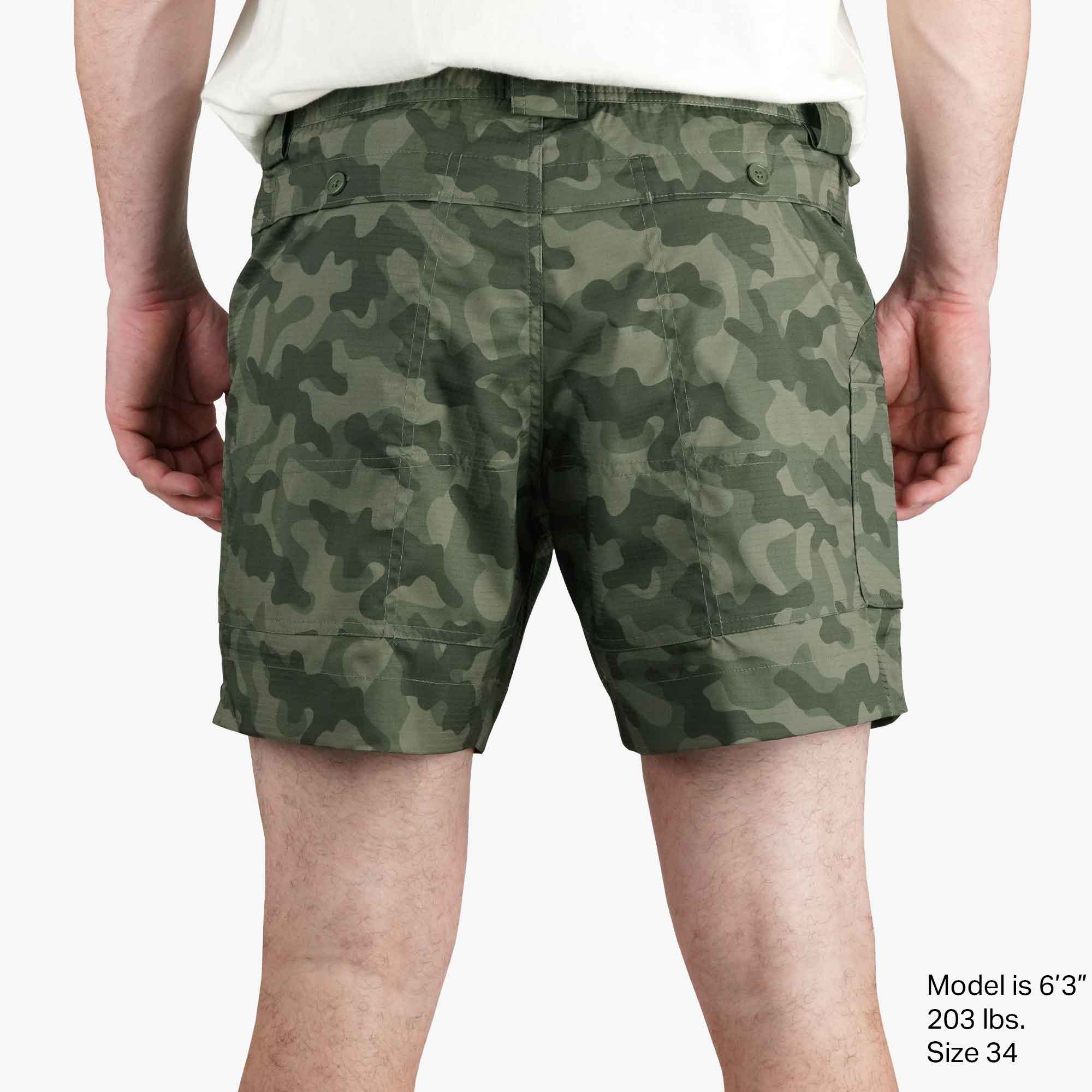 Aftco men Tactical Fishing Shorts green size store 34