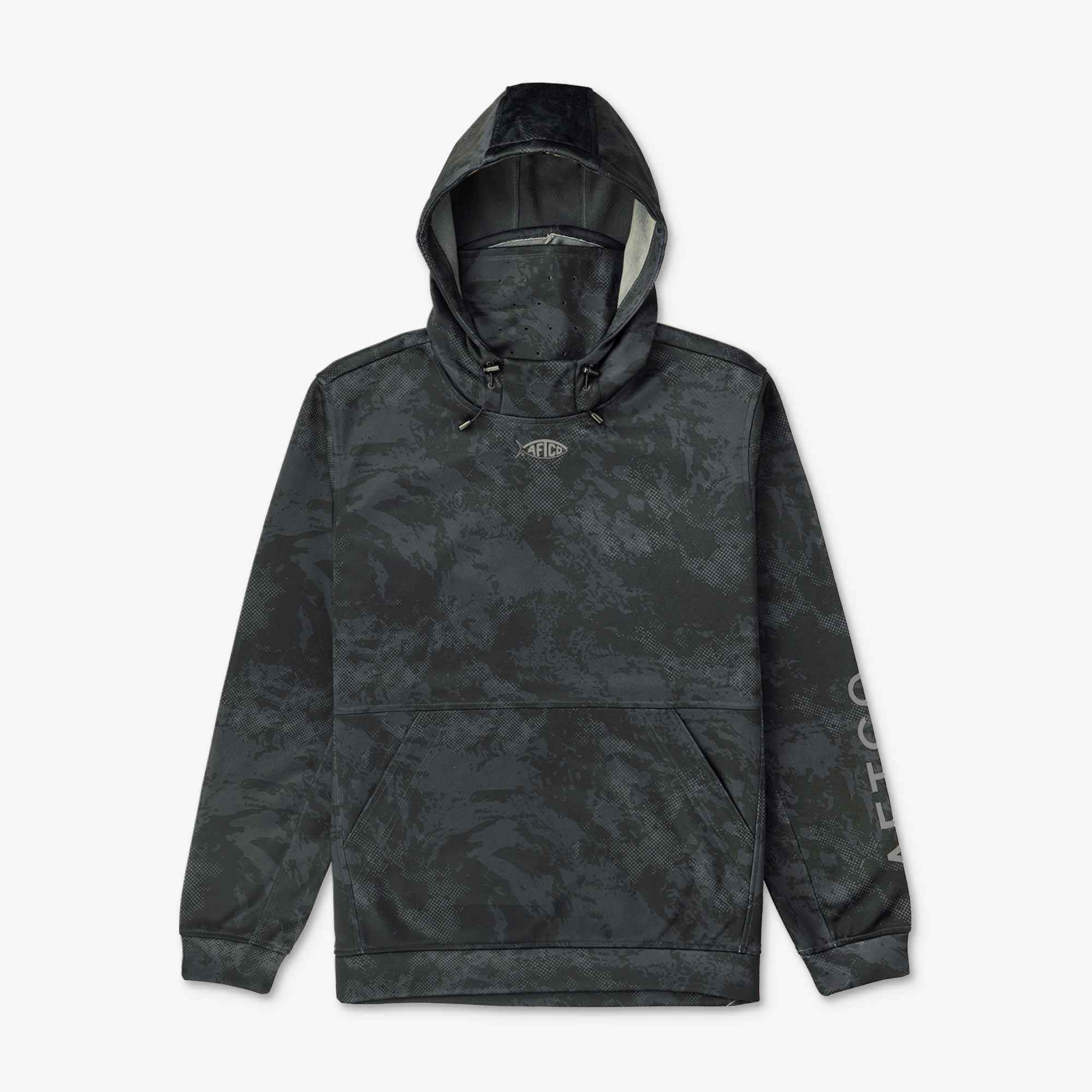 Fingercroxx hoodie hot black size large Camo