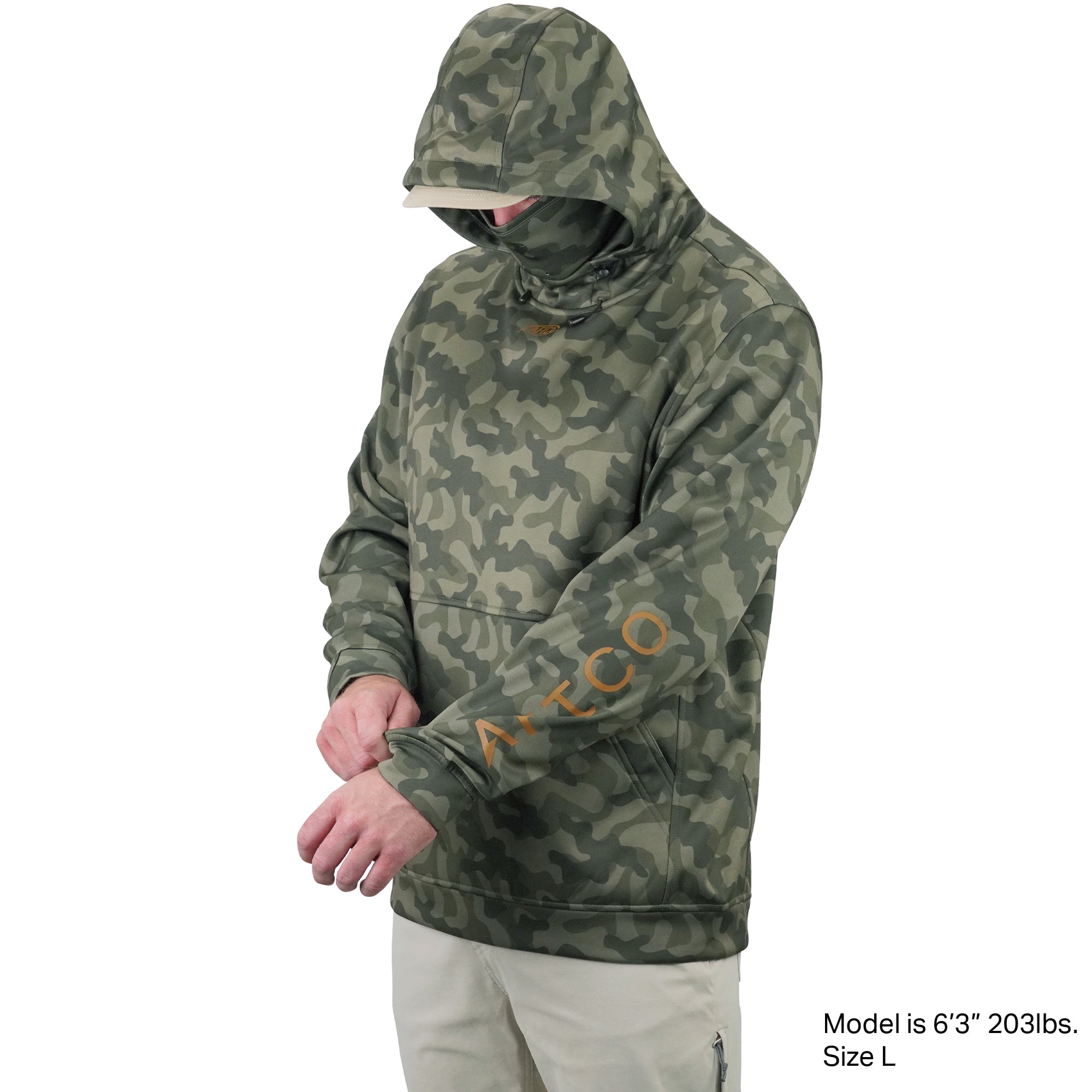 STAND ALONE スタンド アローン CAMO PULLOVER-