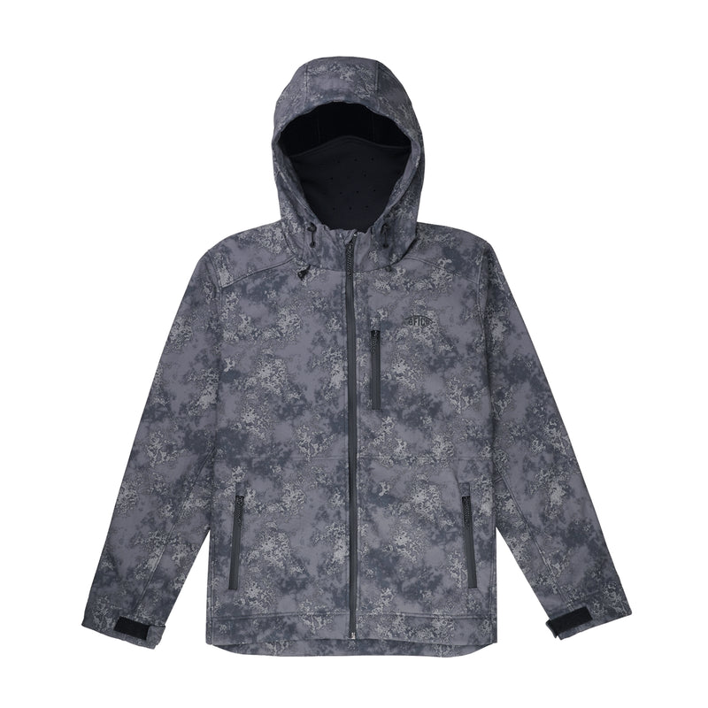 Men’s Fleece Lined Windbreaker Jacket Coat With Tuck In Hood (S-2XL)