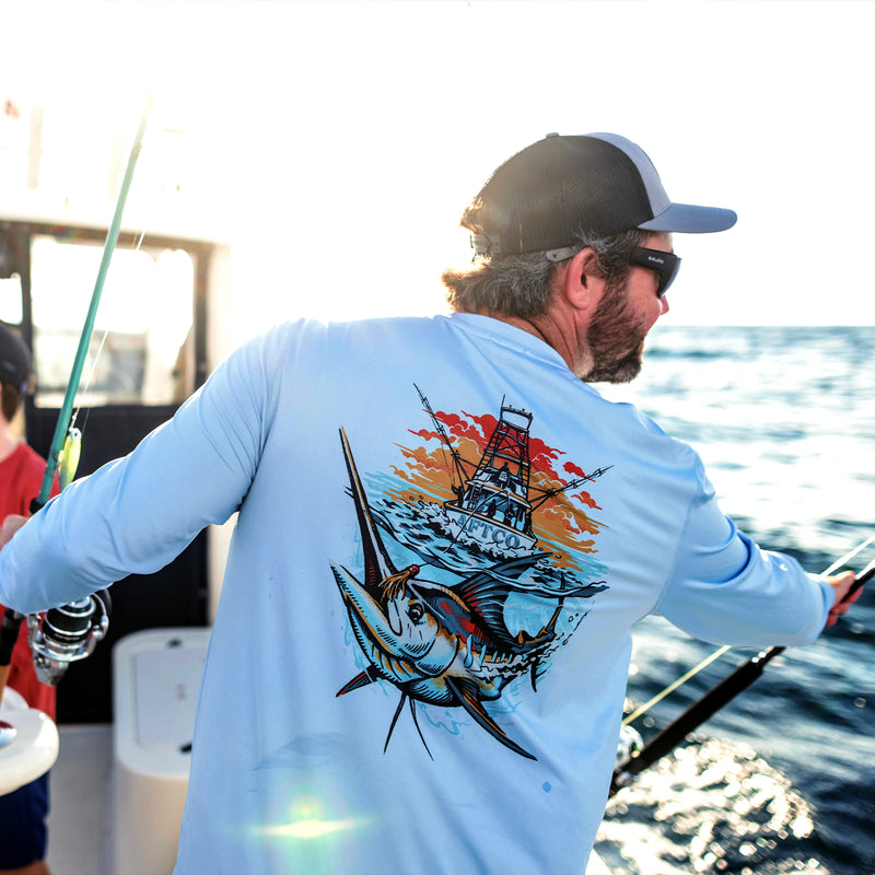 Ship Out UVX LS Fishing Sun Shirt