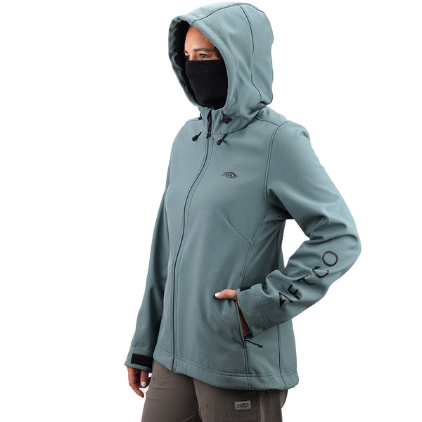 Zip Jacket Reaper Windproof Up AFTCO Womens | Softshell -