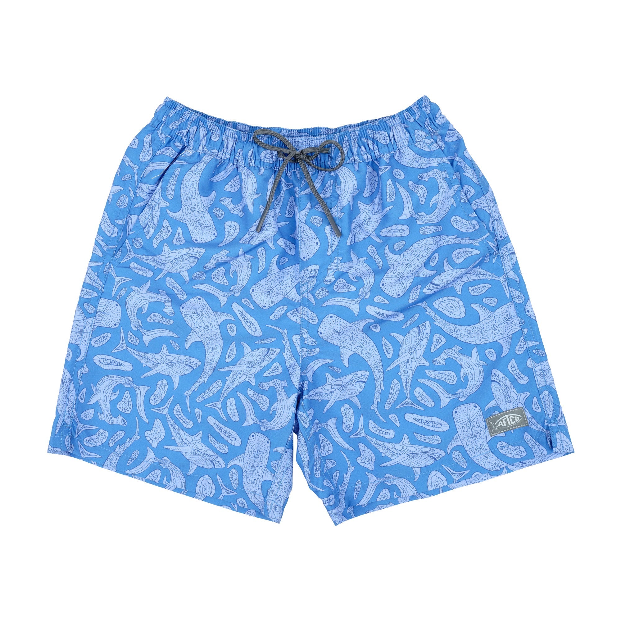 Youth Strike Printed Swim Shorts | Moulting Craw – AFTCO