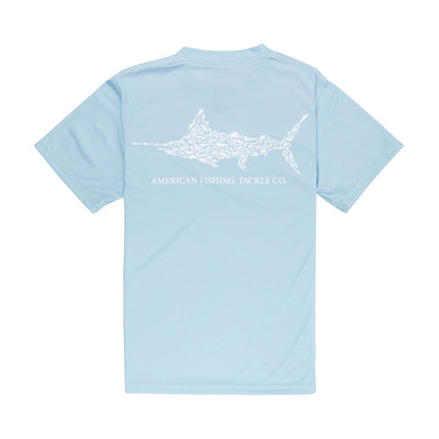 Boys Pro Performance Fishing Tee with Crab Art - Lily Pad