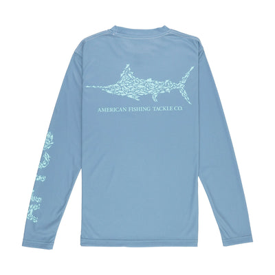 FISHEAL Boys Fishing Shirt UPF 50+ with Pocket - Youth Kids UV Sun