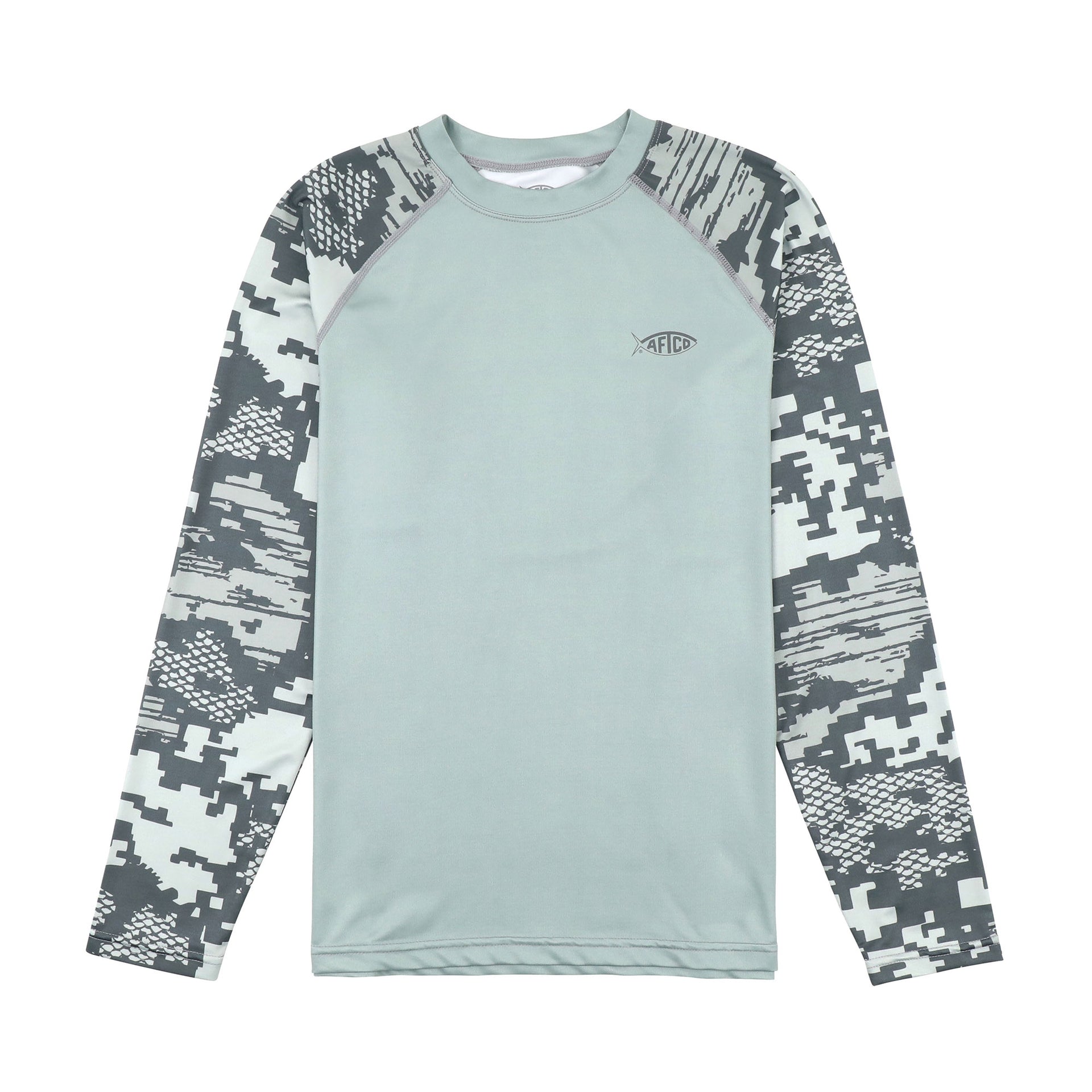 NWT! MTA Sport Active Short-sleeve Fast Dri Tee Shirt Boys Sz XS 5 Gray Camo