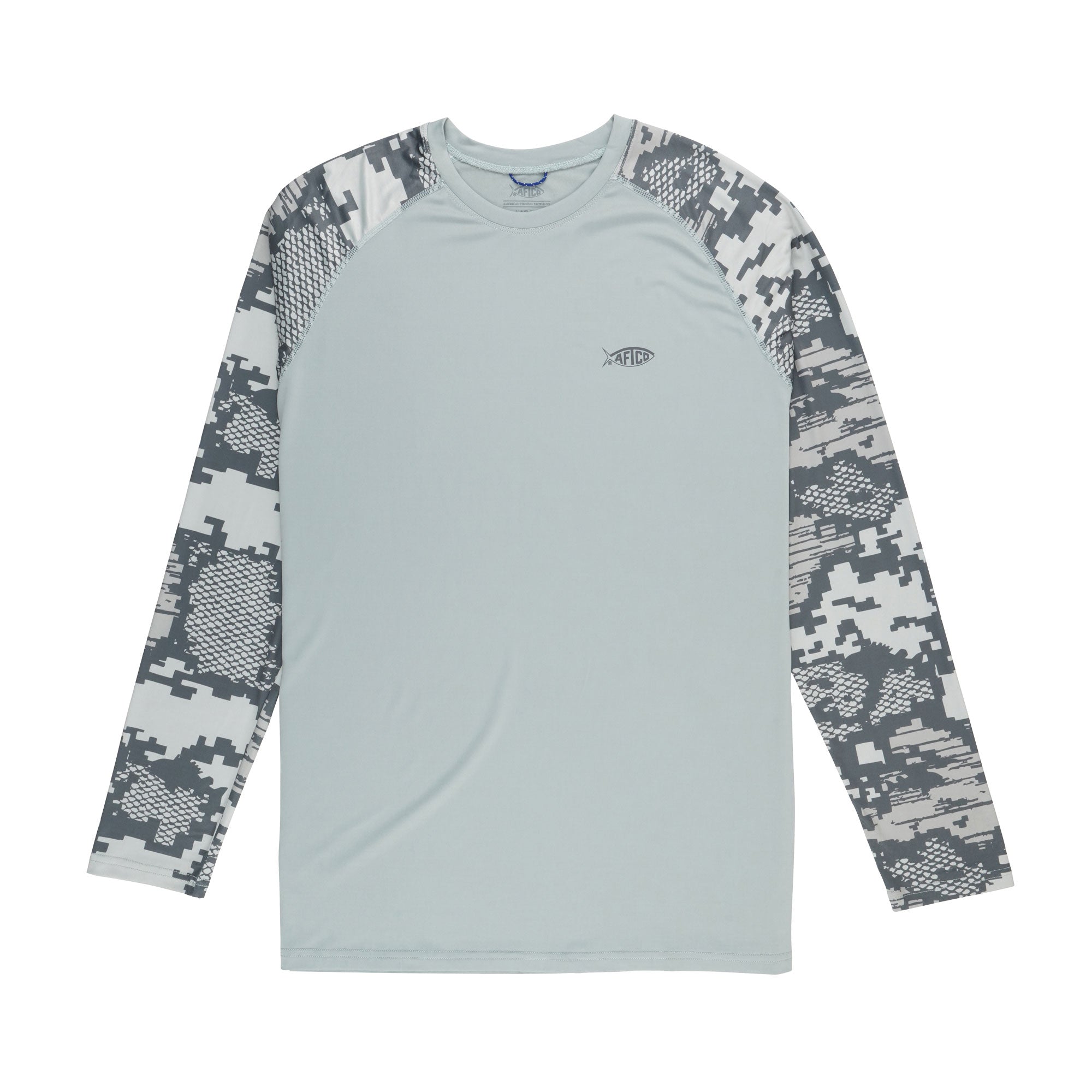 AFTCO Tactical Performance Shirt - Long Sleeve - Light Gray Digi Camo