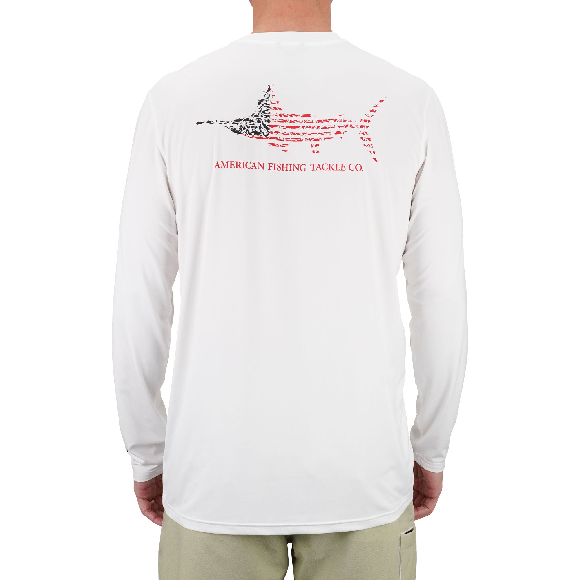 Jigfish Americana LS Performance Fishing Shirt | AFTCO