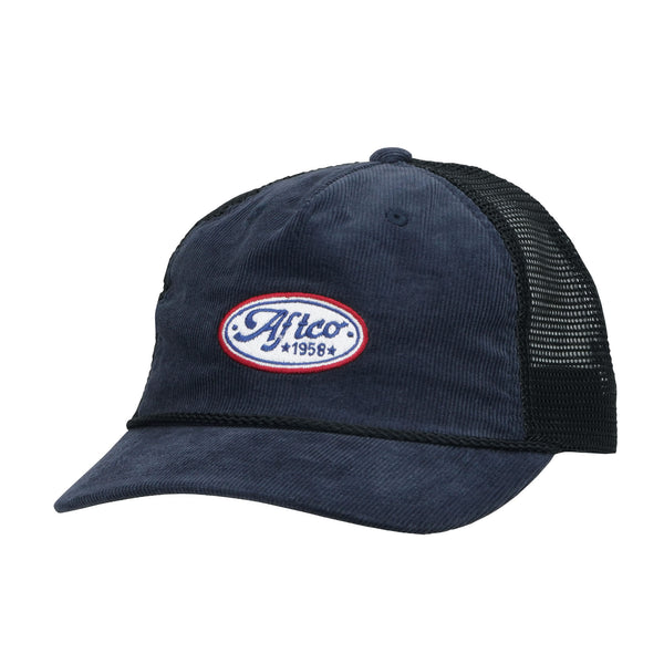 AFTCO American Fishing Tackle Co Mesh Snapback Trucker Hat Baseball Cap  Blue