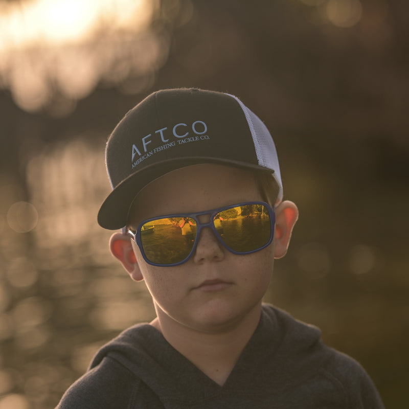 AFTCO Youth Original Fishing Hat Silver